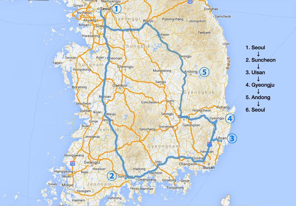 2014 YÉOL WAY-KOREA YÉOL WAY SCHEDULE: Seoul -> Suncheon Bay -> Songgwang-sa->Ulsan-> Gyeoungju-> Andong -> Seoul Accommodation: Grand Hyatt Hotel -