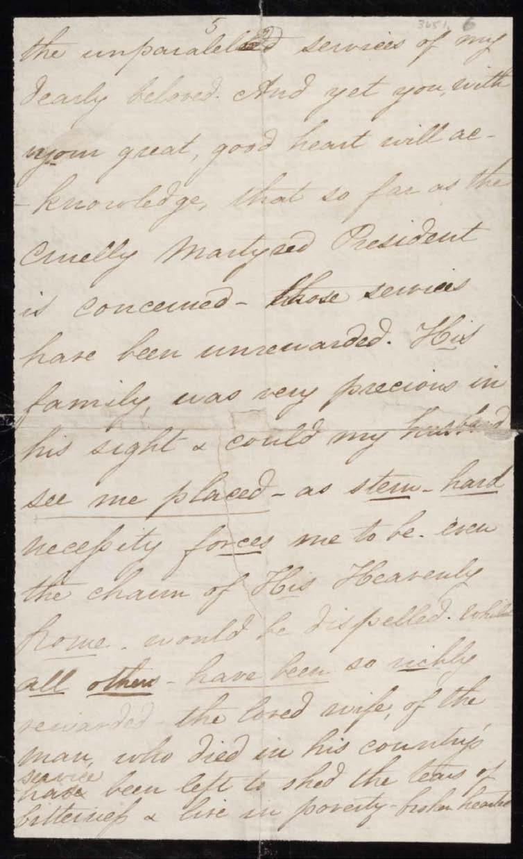 6 Mary Todd Lincoln to James Orne, February 4,