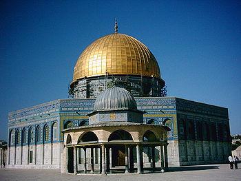Dome of the Rock -Stands atop the temple mount in Jerusalem (Temple of Jerusalem once stood) -Site where Abraham prepared to sacrifice
