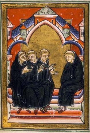 Only monks (educated and isolated in their abbeys) possessed the knowledge of reading and writing.