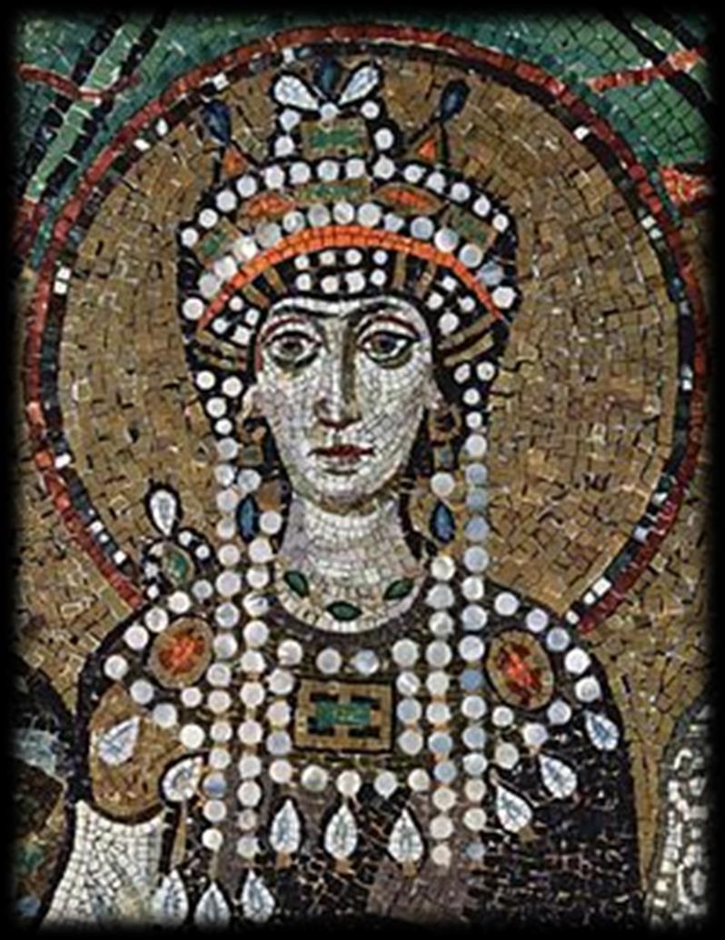 Theodora Strong-willed wife of Emperor Justinian who