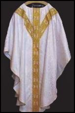 Liturgical Colors White Vestments symbolize: Light, innocence, purity, joy, triumph, glory White Vestments are worn during: Season of Christmas, Season of Easter Feasts of the Lord,