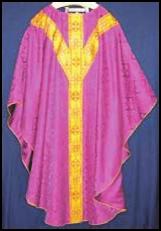 red, is the color of Bishops, Archbishops, and Patriarchs non-liturgical dress Rose