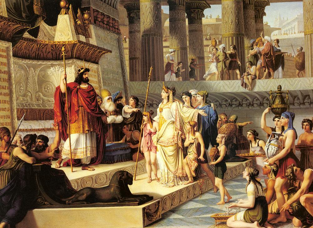 C. King SOLOMON becomes king after his father's death 1.