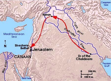 Tracing Roots of Israel s History Nomadic tribes wandered into Palestine from east in approximately 1900