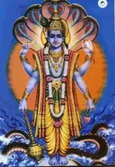 Vishnu as preserver Vishnu is God seen in the role of the preserver of the universe.