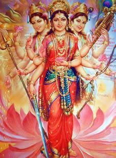 Shakti: God as Mother Sometimes as Parvati / Sometimes as Durga / Sometimes as Kali Mother Goddess: Some Hindus like to think of God as their mother in heaven.