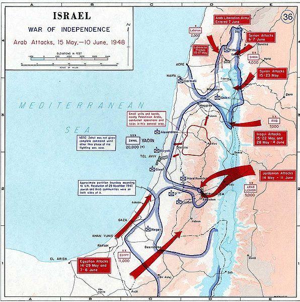 FIRST ARAB-ISRAELI WAR: War of Independence PRIMARY CAUSES OF CONF