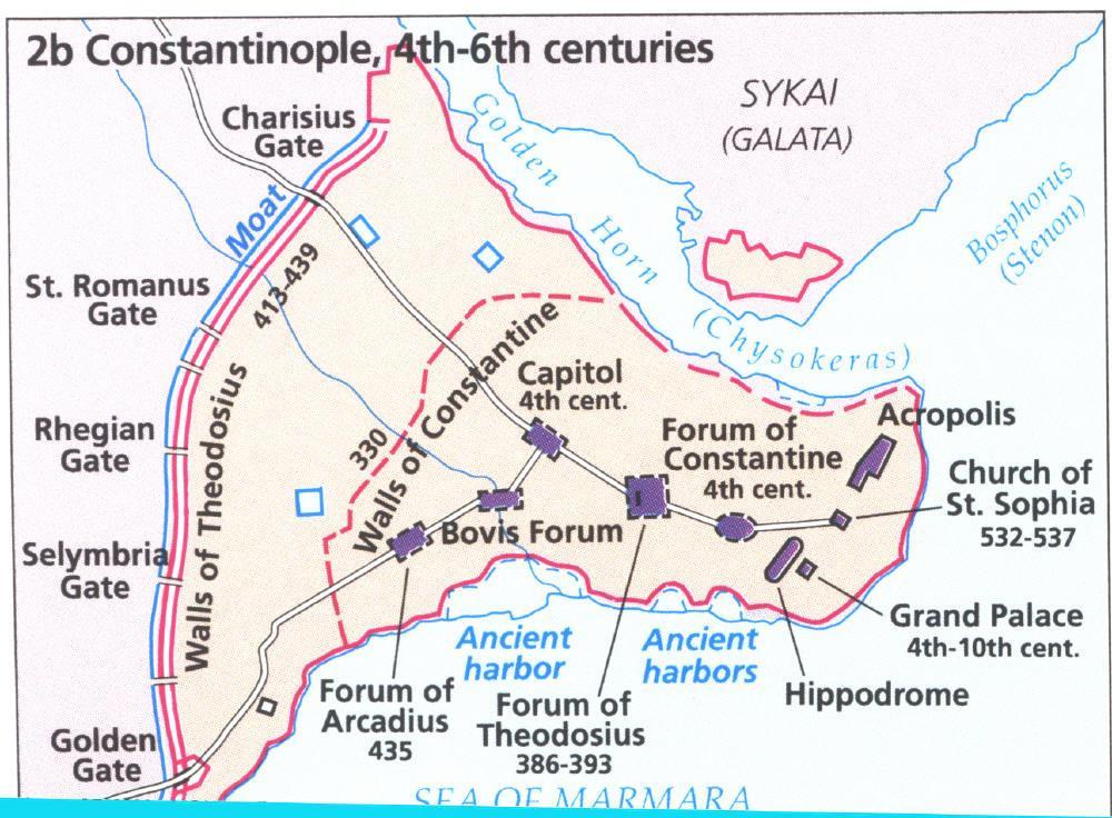 Constantinople was the vital center of the Empire The