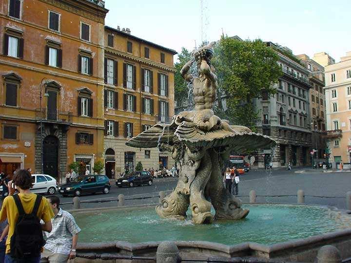 Galileo and the Barberini: Friendship and Hate Triton s Fountain,