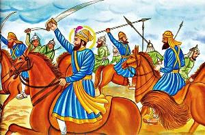 Attack and siege of Anandpur The fantastic rise of the Khalsa disturbed the Rajas of the adjoining regions.