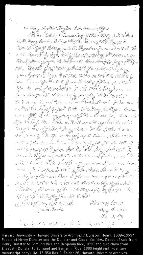 Dunster to Edmund Rice 14 Aug 1658