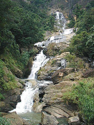 Ravana Falls are a popular