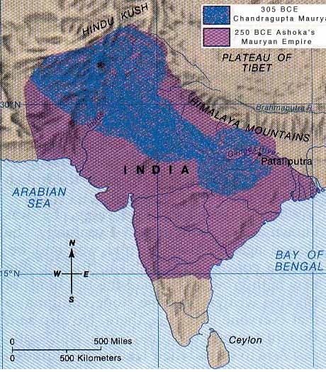 manageable districts Asoka helped India prosper by brokering trade from East to West