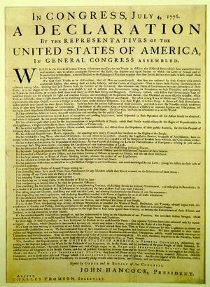 Declaration & Constitution The Declaration of Independence is the why of