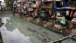 Water pollution from raw sewage, industrial wastes, and