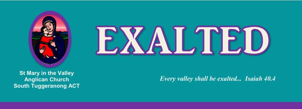 PARISH WEEKLY NEWSLETTER 1 2016 ETHICAL COFFEE AND CHOCOLATE In December Exalted reported that St Mary in the Valley