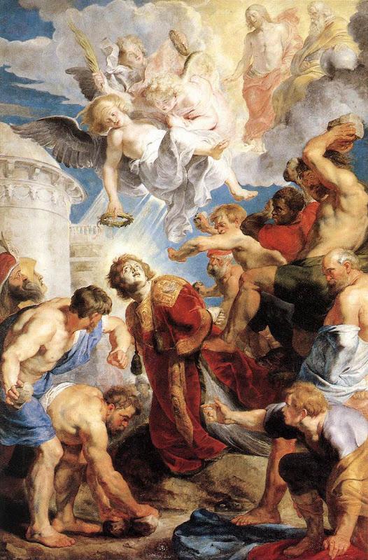 Peter-Paul Rubens, The Martyrdom of St Stephen, 1620 (Musée des Beaux-Arts, Valenciennes) SAINT STEPHEN, FIRST MARTYR December, 26th Mt 10:19-20 When they hand you over, do not worry
