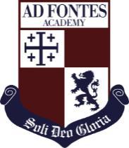 Dear prospective Ad Fontes parent, We are grateful for your interest in enrolling at Ad Fontes Academy.