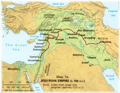 Rise of Assyria! Meanwhile, Assyria, to the East, develops an aggressive empire which reaches the Mediterranean coast.