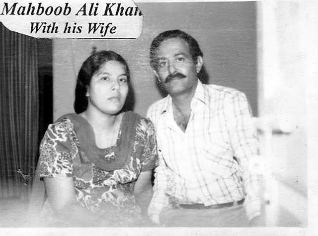 Mahboob Ali Khan with his