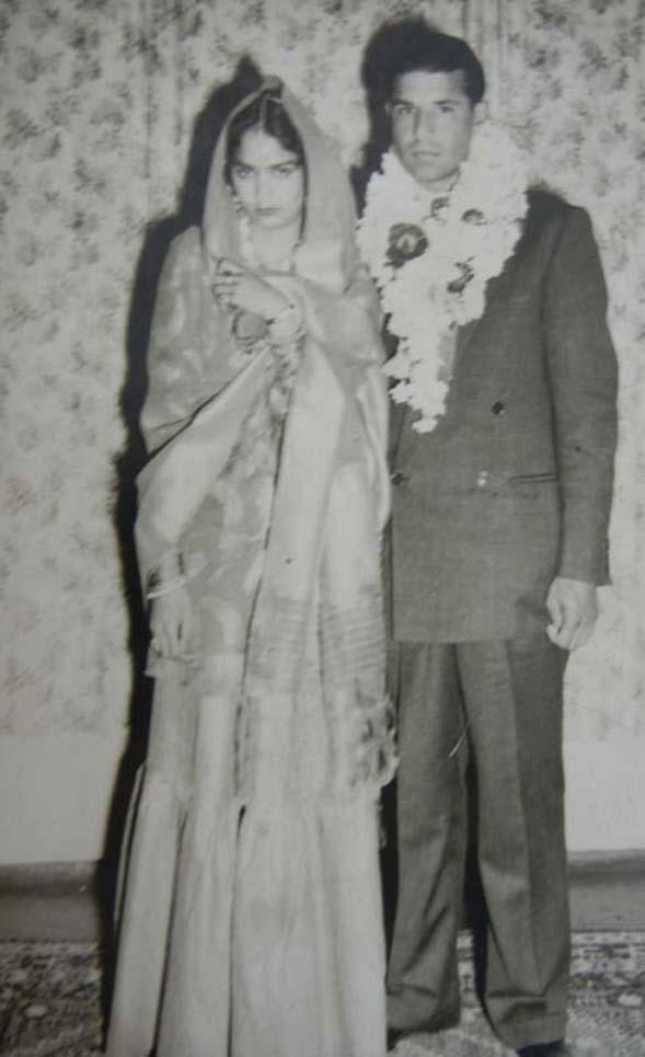 Asif Jahan with her Husband Major