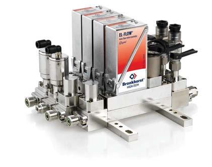 Low pressure drop LOW- P-FLOW series Mass Flow Meters and Controllers are derived from the EL-FLOW series.