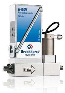 kg/h Ultra low flow For ultra low flow ranges of liquids Bronkhorst High-Tech developed the μ-flow series for 0 75 mg/h up to 0 2 g/h water equivalent.
