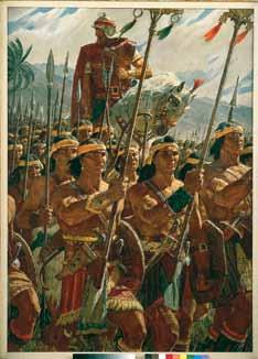 ANTI-NEPHI-LEHIES Helaman led a group of 2,000 young warriors to defend along the western front (see Alma 53:10 23; 56:2 10).
