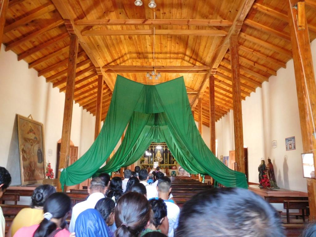 This year, as we have in some other years, we celebrated an all-night vigil for Pentecost for the whole parish in the municipality of San Agustín.