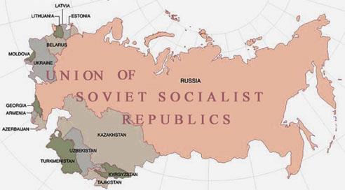 The Soviet Union 1985-1990 A map of the Soviet Union before it s dissolution in 1991 Largest