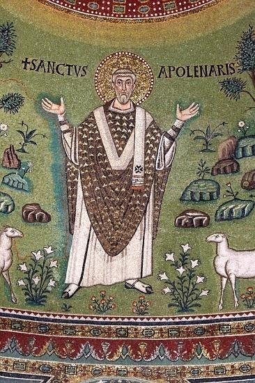 Picture of St Apollinare Pictured as shepherd of flock