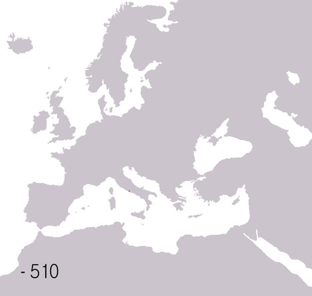 Roman Republic 510BC-40 BC Roman Empire 20AD-360AD Western Roman