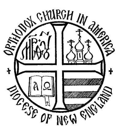 Northfield Falls, VT To the Reverend Clergy, Parish Councils and Faithful of the Diocese of New England, The 54th New England Diocesan Assembly will convene on October 27-28, 2017, hosted by St.
