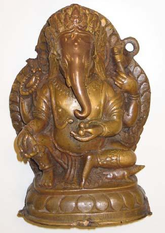Animal Symbolism About Ganesha Ganesha is the son of the Hindu god Shiva and his wife, the goddess Parva.