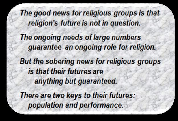 3. The Restructuring of Religion in Canada Fear not for the future of religion. It is obvious that religion is not going to disappear in Canada and everywhere else.