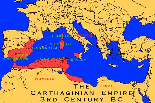 Rome Against Carthage Carthage = wealthiest city in Mediterranean area -->