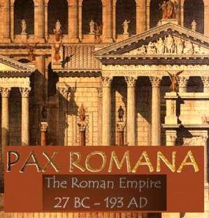 The Pax Romana Pax Romana = Roman Peace Period of Peace that lasted