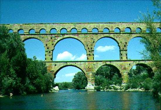 Roman Civilization Built aqueducts = artificial