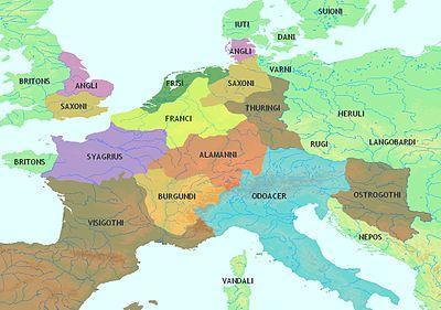 Europe in the 5th century:
