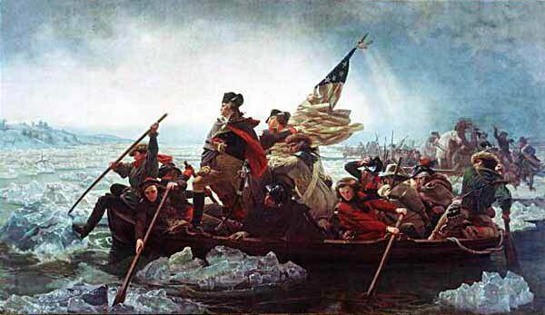 Visual Sources Day 3 Source 1 Washington Crossing the Delaware Emanuel Gottlieb Leutze 1851 Oil on canvas, 379 x 648 cm Metropolitan Museum of Art, New York This painting shows an event that took