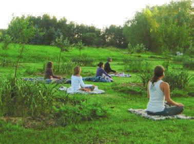 Activities may also include forest walks, yoga, Reiki, labyrinth meditations, and spa sessions.