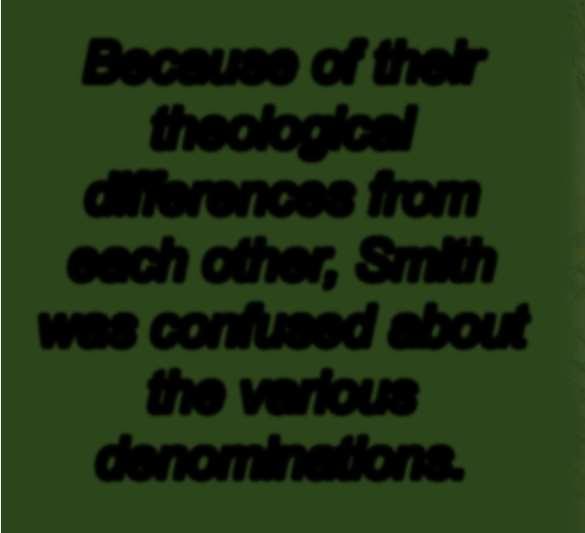 Because of their theological differences from