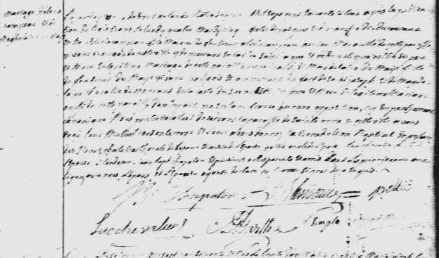 Madeleine Demers married Alexis Campeau, son of Antoine Campeau and Marie Angélique Pelletier, 11 April 1763 in Detroit [--------------------------. The couple had 11 children [Denissen, Vol. I, p.
