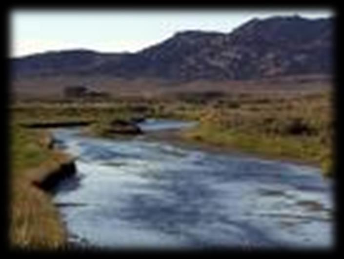 The Rocky Mountains The pioneers crossed the Sweetwater River and then began to travel