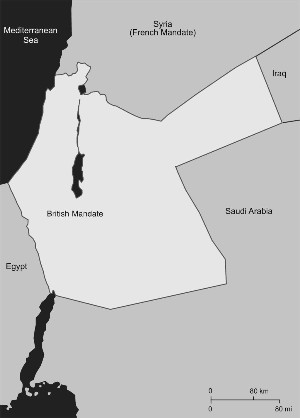 The period of the British Mandate