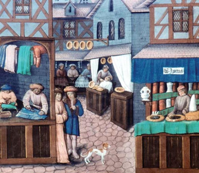 Towns and the Social Order The merchants and craftsmen of medieval towns did not fit into the traditional medieval social order of noble, clergy, and peasant.