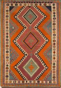 made-out of old kilims rug