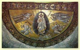 Transfiguration of Christ. Apse Mosaic. 16th Century. Restored, 20th Century. St.