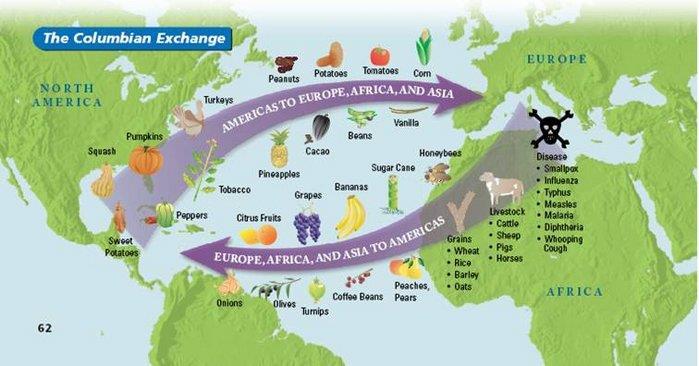 The Columbian Exchange The trade between Europe and the Americas had consequences beyond just boosting European economies.